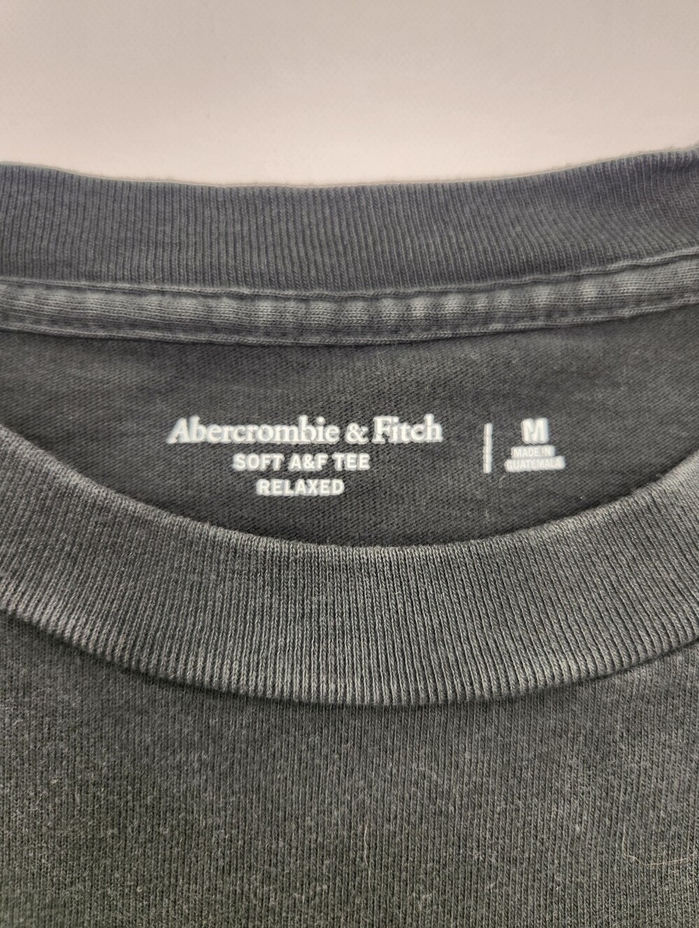 Abercrombie & Fitch Jurassic Park Graphic Tee Womens Medium Relaxed Black Washed - Picture 3 of 5